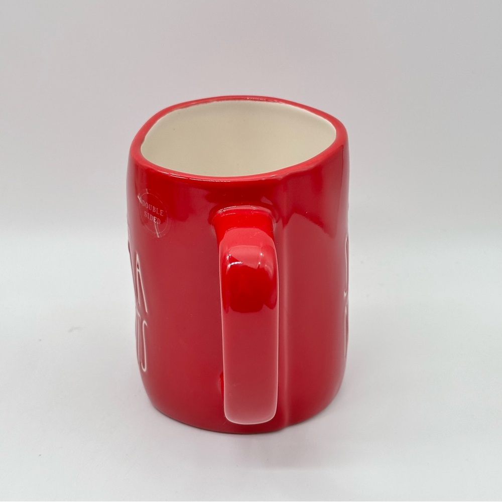 Rae Dunn ALL MAMA WANTS IS A SILENT NIGHT Holiday Christmas Ceramic Red Mug - Picture 3 of 6